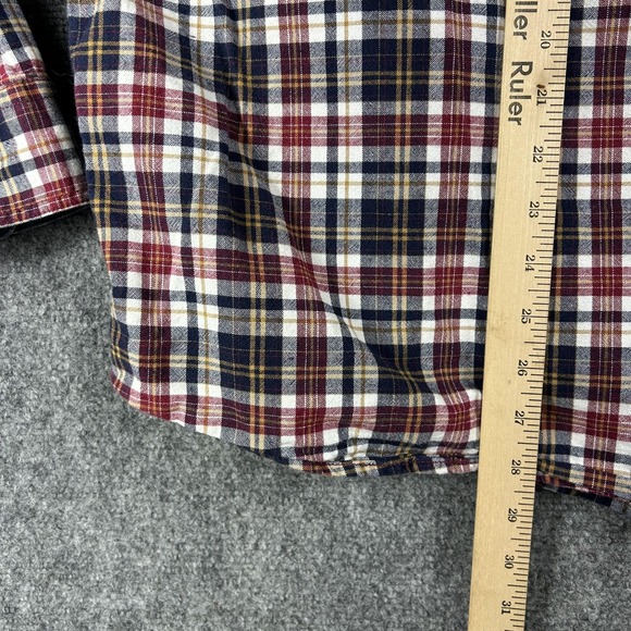 Blue Mountain Shirt Mens 3XL Plaid Flannel Long Sleeve Button Front Casual - Picture 6 of 6